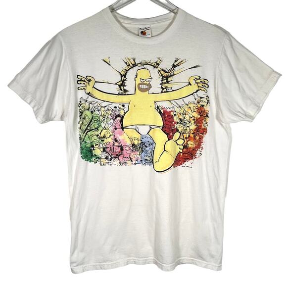 Bay Island Other - Bay Island Sportswear 2009 Matt Groening O'Mighty Homer T-Shirt M/L Short Sleeve